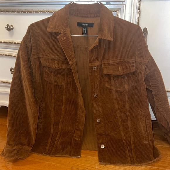 Forever 21 Brown Corduroy Jacket - Picture 1 of 2